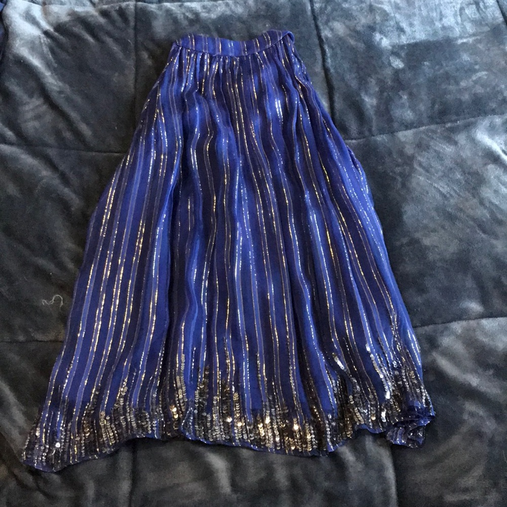 Sequins high neck blouse